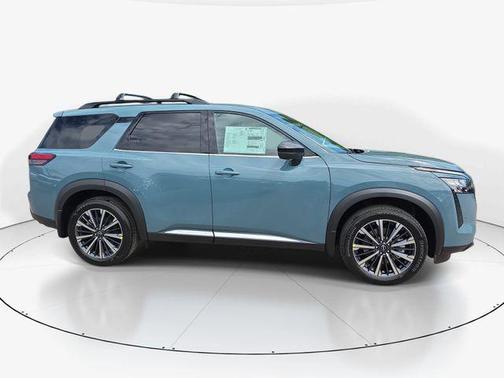 Baltic Teal 2026 Nissan Pathfinder Platinum