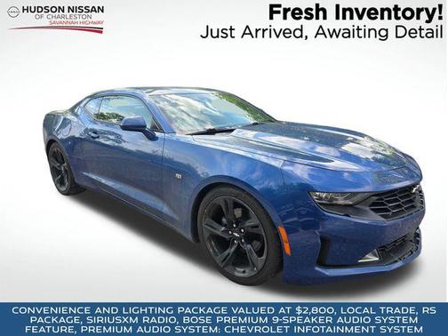 Riverside Blue Metallic 2019 Chevrolet Camaro 3LT