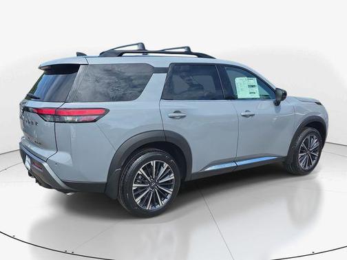 Boulder Gray Pearl 2026 Nissan Pathfinder Platinum