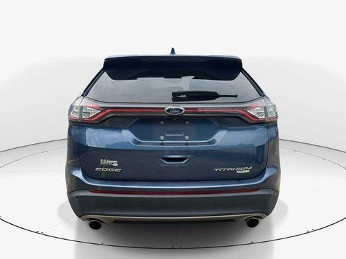 Blue Metallic 2018 Ford Edge Titanium