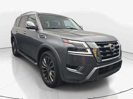 Gun Metallic 2023 Nissan Armada Platinum 2WD