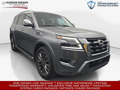 Gun Metallic 2023 Nissan Armada Platinum 2WD