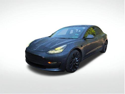 Midnight Silver Metallic 2022 Tesla Model 3 Performance