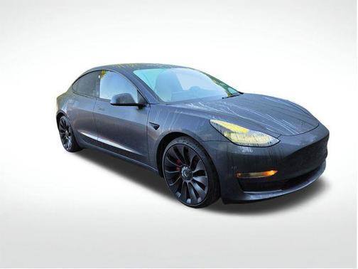 Midnight Silver Metallic 2022 Tesla Model 3 Performance