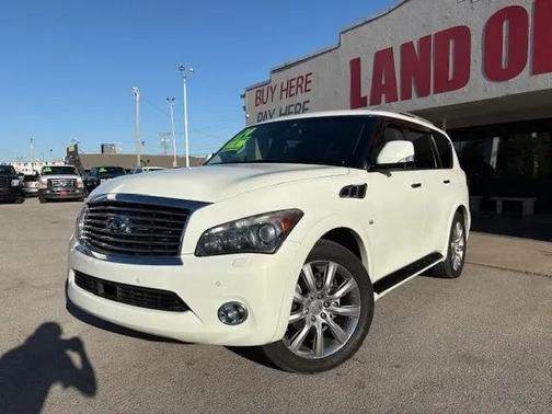 Moonlight White 2014 INFINITI QX80 Base