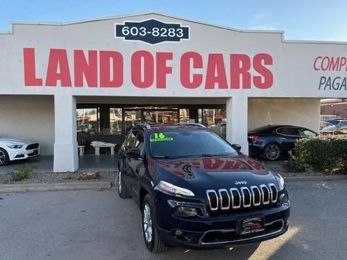 True Blue Pearlcoat 2016 Jeep Cherokee Limited
