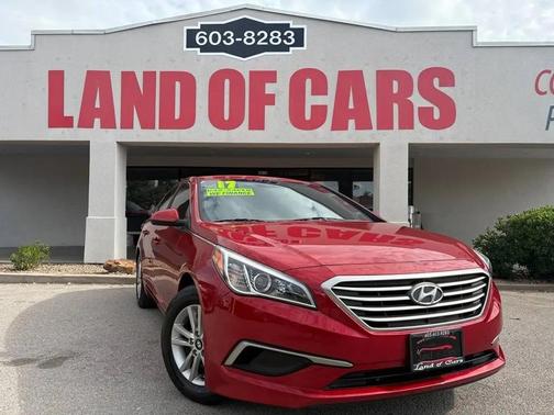 Scarlet Red 2017 Hyundai SONATA Base