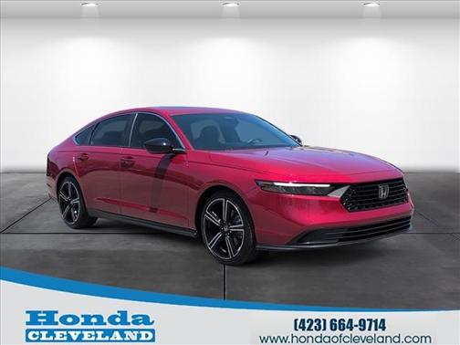 Radiant Red Metallic 2025 Honda Accord Hybrid