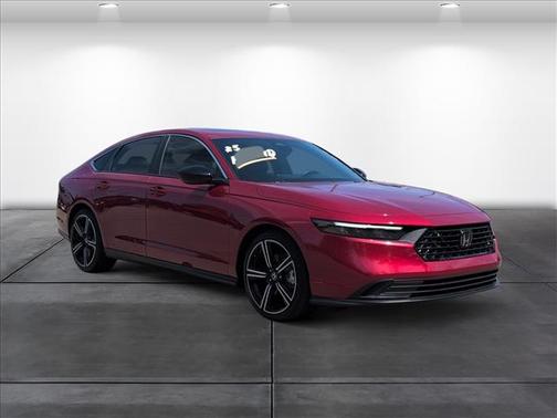 Radiant Red Metallic 2025 Honda Accord Hybrid