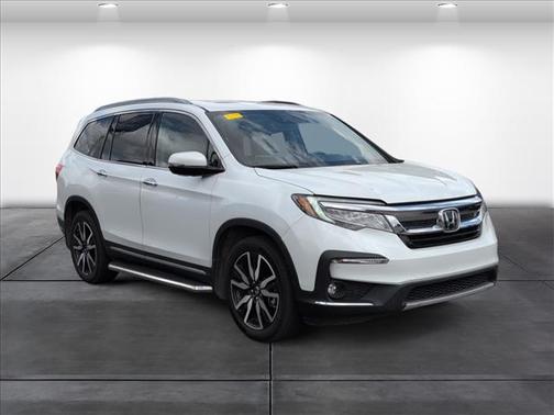 Platinum White Pearl 2021 Honda Pilot AWD Elite
