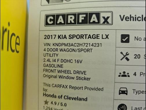 2017 Kia Sportage LX