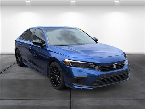 Aegean Blue Metallic 2022 Honda Civic