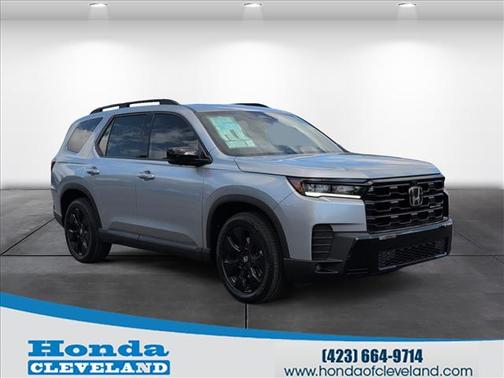 Solar Silver Metallic 2026 Honda Pilot Black Edition