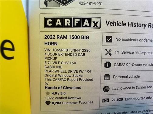 2022 RAM 1500 Big Horn/Lone Star