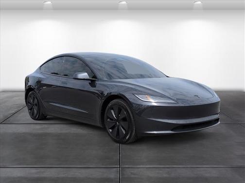 Stealth Gray 2025 Tesla Model 3 Long Range