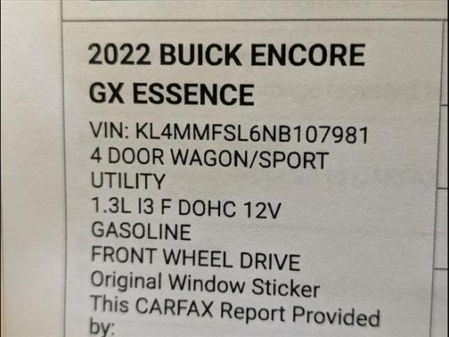 2022 Buick Encore GX Essence