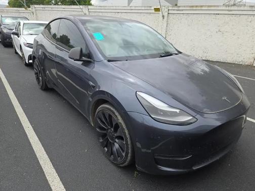 Gray 2022 Tesla Model Y Performance