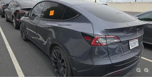 Gray 2022 Tesla Model Y Performance
