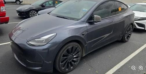 Gray 2022 Tesla Model Y Performance