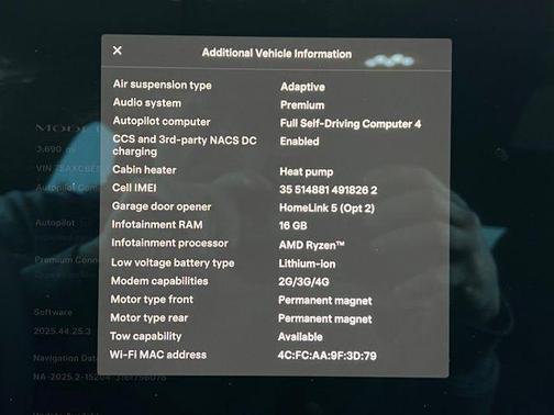 2025 Tesla Model X Base