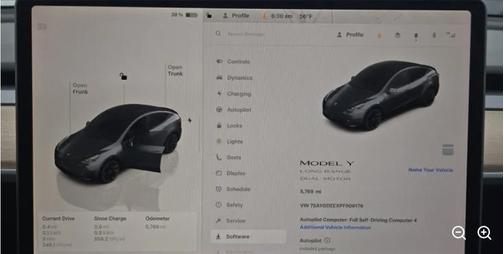 Gray 2023 Tesla Model Y Long Range