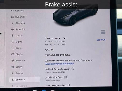 Gray 2023 Tesla Model Y Long Range