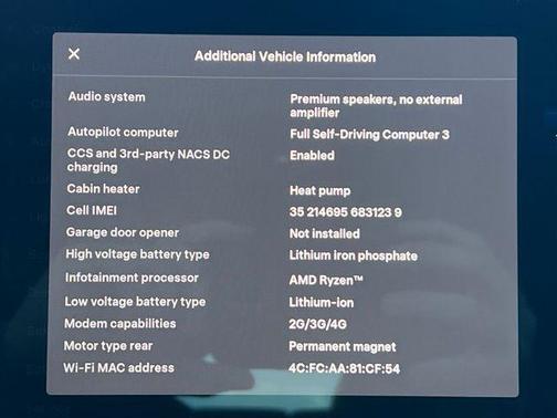 2023 Tesla Model 3 Standard Range