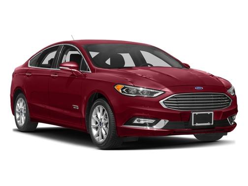 White Platinum Metallic Tri-Coat 2017 Ford Fusion Energi Titanium