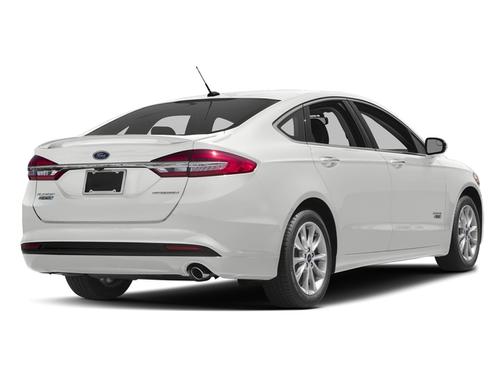 White Platinum Metallic Tri-Coat 2017 Ford Fusion Energi Titanium
