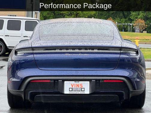 Blue 2021 Porsche Taycan Turbo S