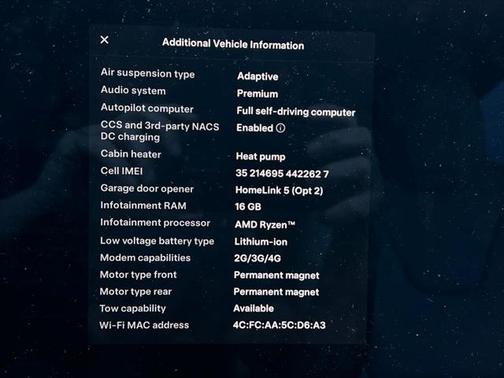 2023 Tesla Model X Standard Range