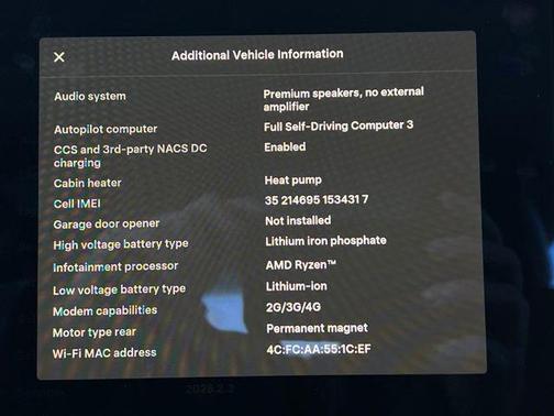 2022 Tesla Model 3 Standard Range