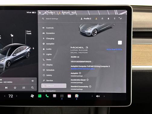 Gray 2021 Tesla Model 3 Long Range