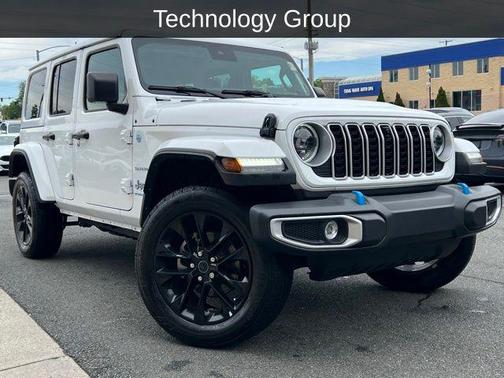 Bright White Clearcoat 2024 Jeep Wrangler Sahara 4xe