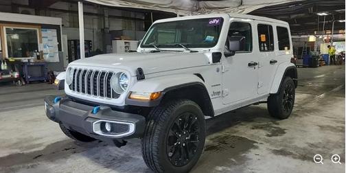 Bright White Clearcoat 2024 Jeep Wrangler Sahara 4xe