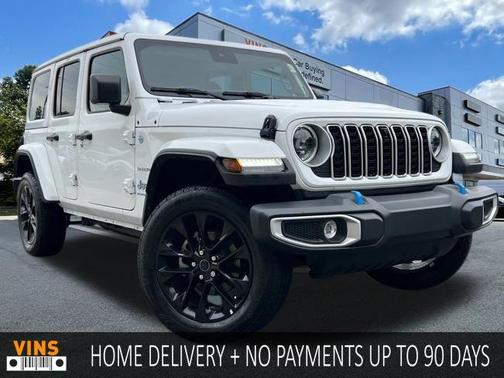 Bright White Clearcoat 2024 Jeep Wrangler Sahara 4xe