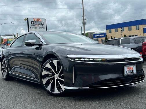 Infinite Black Metallic 2023 Lucid Air Grand Touring