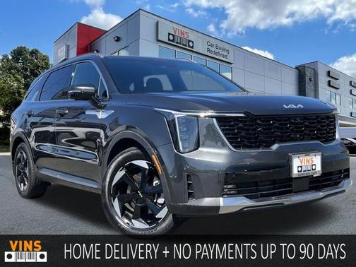 Interstellar Gray 2025 Kia Sorento Hybrid SX Prestige