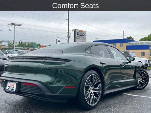 Green 2025 Porsche Taycan 4S