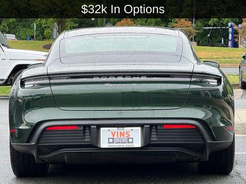 Green 2025 Porsche Taycan 4S