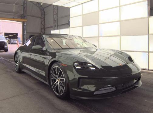 Green 2025 Porsche Taycan 4S