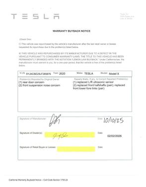 2020 Tesla Model X Long Range