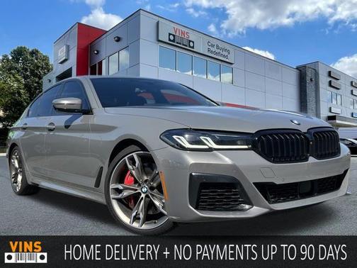 Bernina Grey Amber Effect Metallic 2021 BMW M550 i Xdrive