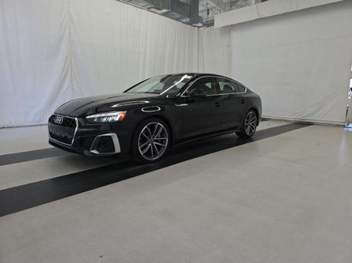 Mythos Black Metallic 2023 Audi A5 Sportback 45 S Line Premium Plus