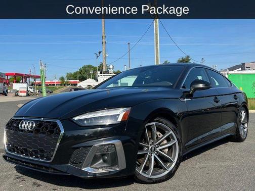 Mythos Black Metallic 2023 Audi A5 Sportback 45 S Line Premium Plus