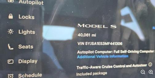 Solid Black 2021 Tesla Model S Long Range