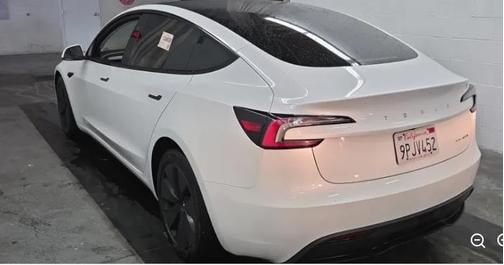 Pearl White Multi-Coat 2024 Tesla Model 3 Long Range