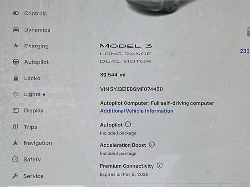 2021 Tesla Model 3 Long Range