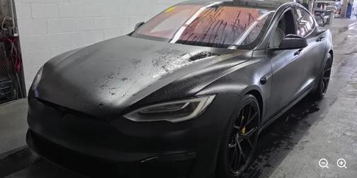 Solid Black 2021 Tesla Model S Plaid