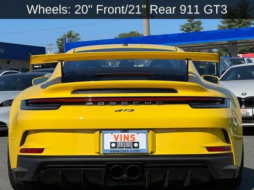 Racing Yellow 2022 Porsche 911 GT3